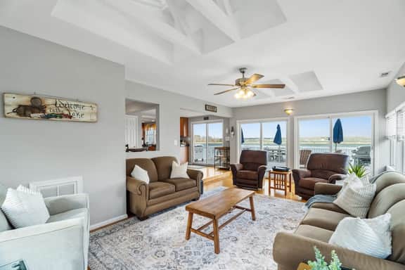 6 Bed, 180°View, Beach, Sleeps 16, HotTub, Game Rm - Image 3